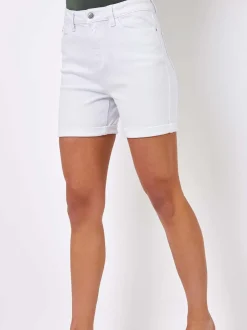 Roman mom denim short met stretch