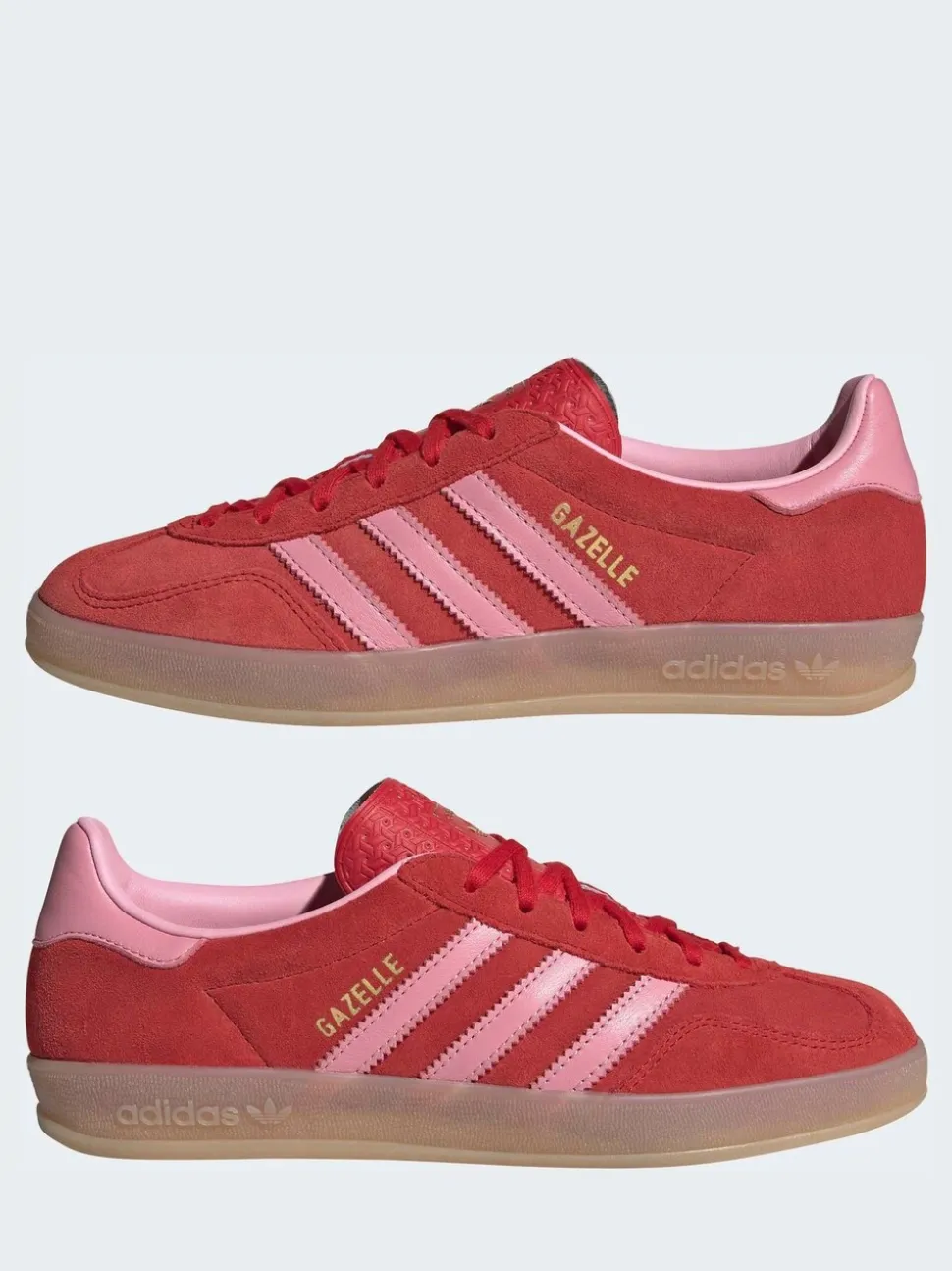 Rood - adidas Originals - Gazelle sneakers voor binnen