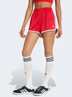 Rood - adidas originals 3 Stripes Sprinter Shorts