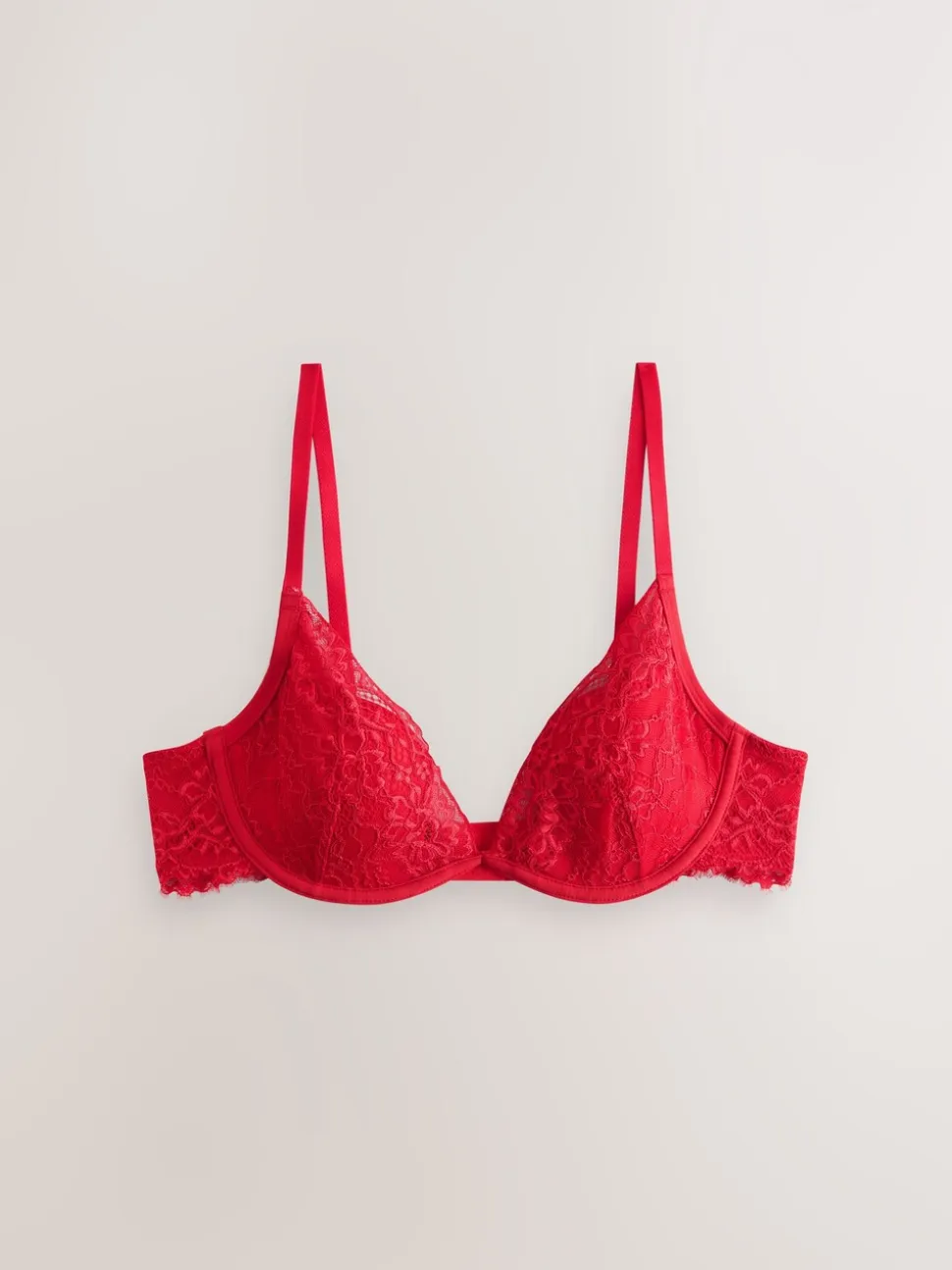 Rood - A-E Lace Bra