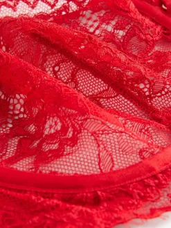 Rood - A-E Lace Bra