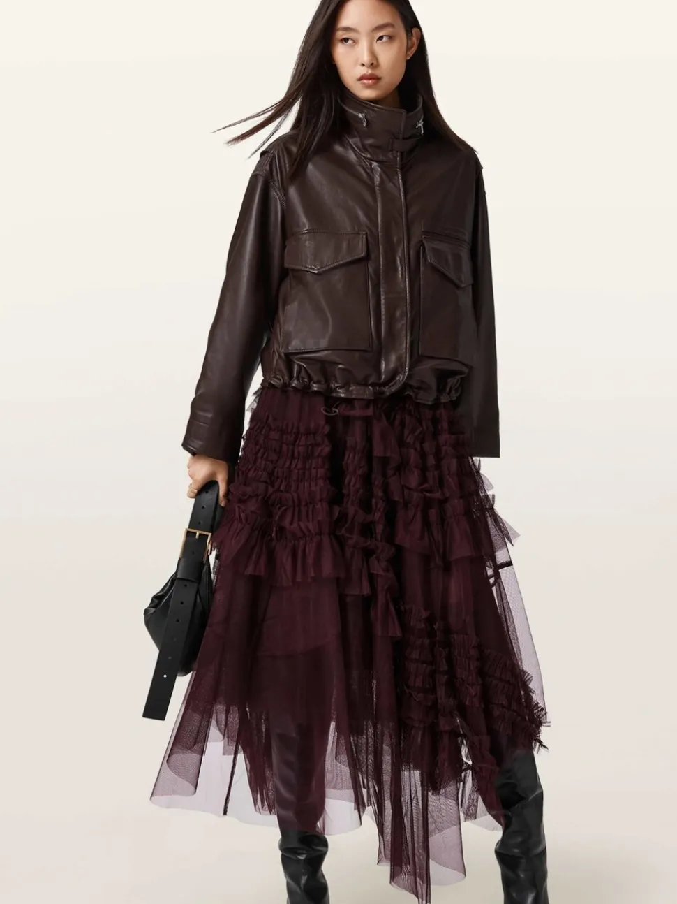 Rood - AllSaints Jen Rok