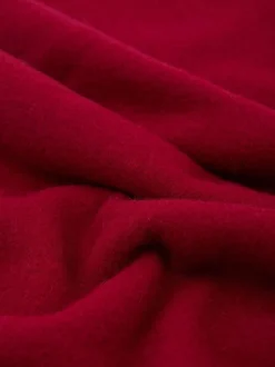Rood - Barbour® geweven sjaal van lamswol