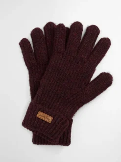 Rood - Barbour® Pendle Knitted Gloves