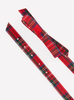Rood - Boden Skinny Bow Belt