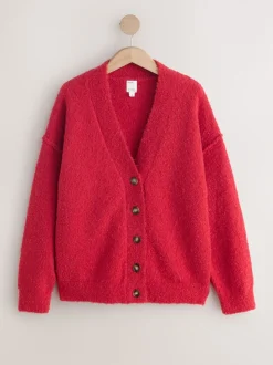 Rood - Boucle Cardigan