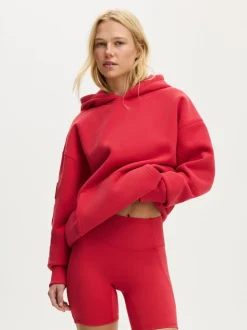 Rood - Cotton On Plush Premium Graphic Hoodie