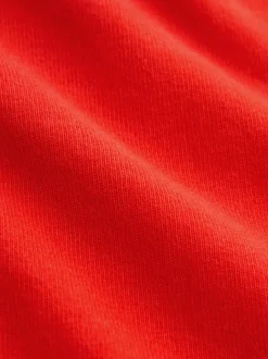 Rood - Embellished Match Box Short Sleeve Crew Neck Top