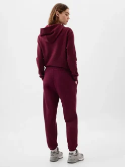 Rood - Gap joggingbroek met logo en rechte pijpen