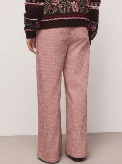 Rood - Gingham Wide Leg Trousers