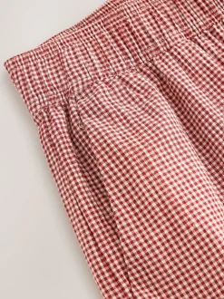 Rood - Gingham Wide Leg Trousers