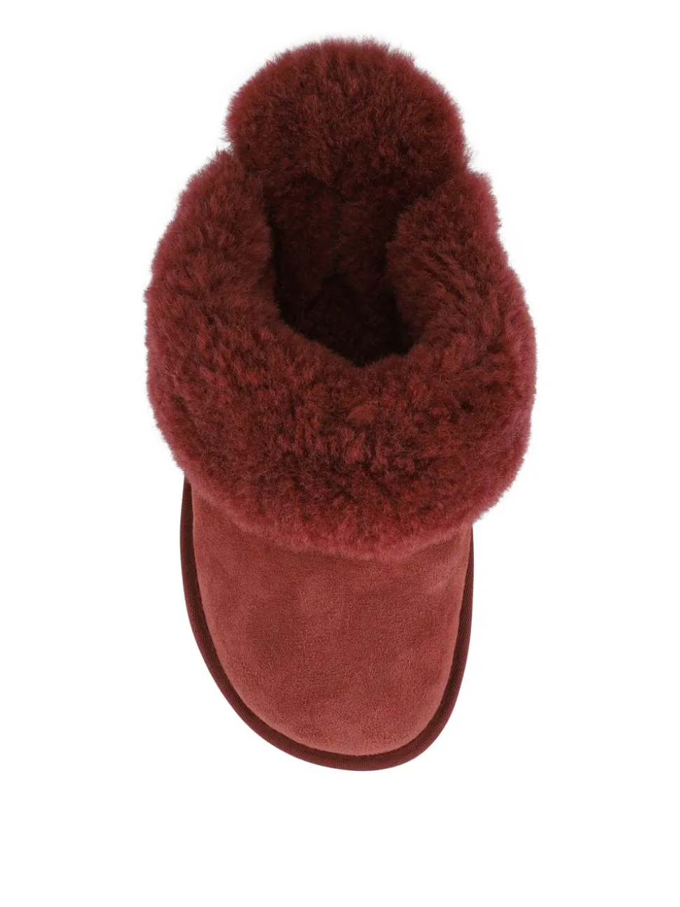 Rood - Jones Bootmaker Bella-Rose Sheepskin Mule Slippers