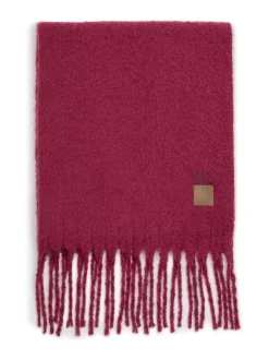 Rood - Katie Loxton Oversized Tassel Scarf