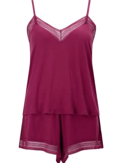 Rood - KBX Ada Modal Cami Set