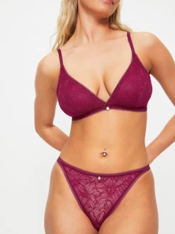 Rood - KBX Alice Lace Triangle