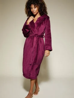 Rood - KBX Rosa Fluffy Robe