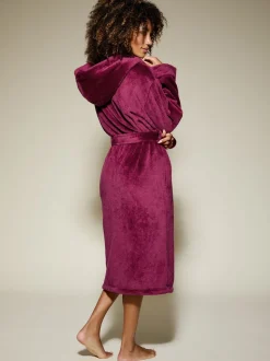 Rood - KBX Rosa Fluffy Robe