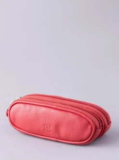 Rood - Lakeland Leather dubbele brillenkoker