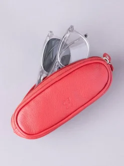 Rood - Lakeland Leather dubbele brillenkoker
