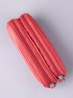 Rood - Lakeland Leather dubbele brillenkoker