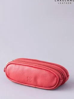 Rood - Lakeland Leather dubbele brillenkoker