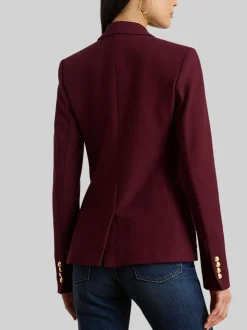 Rood - Lauren Ralph Lauren Blazer met Anfisa Crest-logo