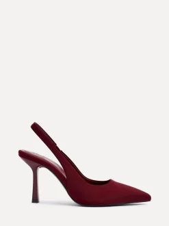 Rood - Linzi Dash Slingback Court Heels