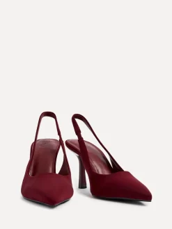 Rood - Linzi Dash Slingback Court Heels
