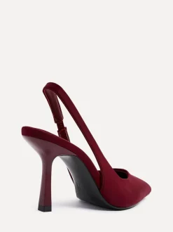 Rood - Linzi Dash Slingback Court Heels