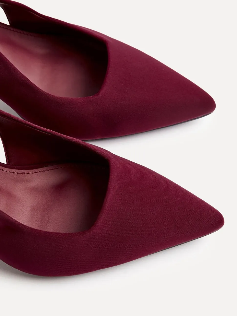 Rood - Linzi Izzie slingback pumps met brede pasvorm en hoge hakken