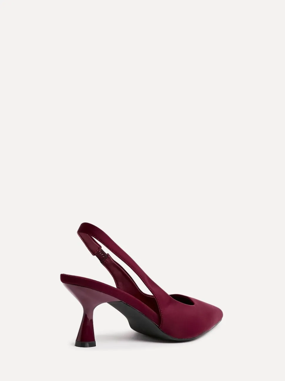 Rood - Linzi Izzie slingback pumps met brede pasvorm en hoge hakken
