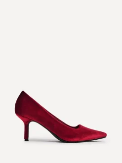 Rood - Linzi Kat Stilettohakken met gesloten hiel
