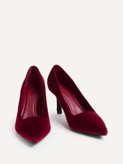 Rood - Linzi Kat Stilettohakken met gesloten hiel
