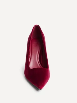 Rood - Linzi Kat Stilettohakken met gesloten hiel