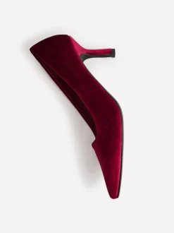 Rood - Linzi Kat Stilettohakken met gesloten hiel