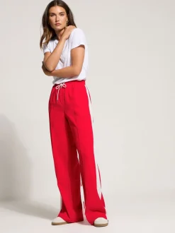 Rood - Long Tall Sally broek met wijde pijpen