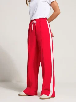 Rood - Long Tall Sally broek met wijde pijpen