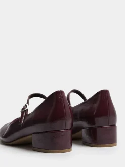Rood - Long Tall Sally One Strap Mary Jane Heel Shoes