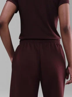 Rood - Nike oversized Phoenix joggingbroek van fleece met hoge taille