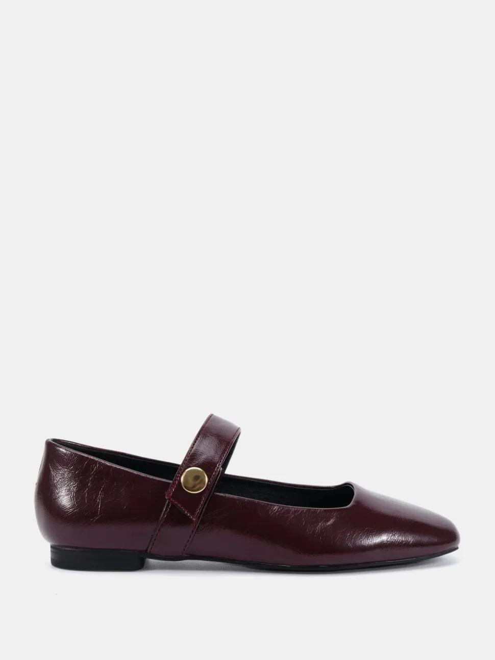 Rood - Novo CANDY Mary Jane Stud Flat Shoes