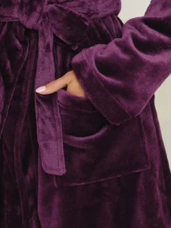Rood - PixieGirl Petite Super Luxe Hooded Robe