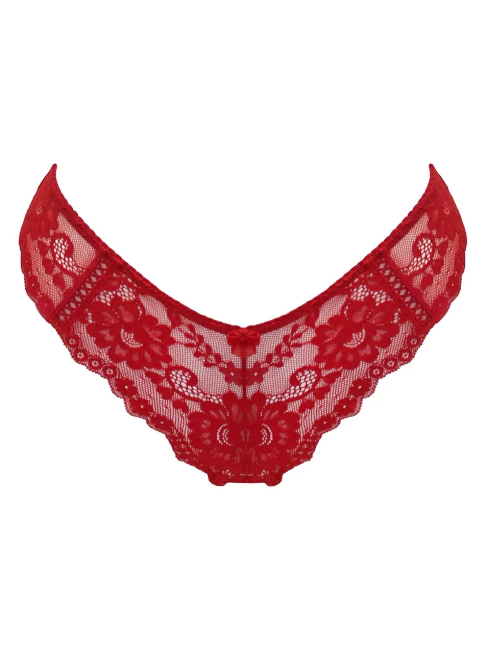 Rood - Pour Moi Fleur Cheeky V-vorm slipje