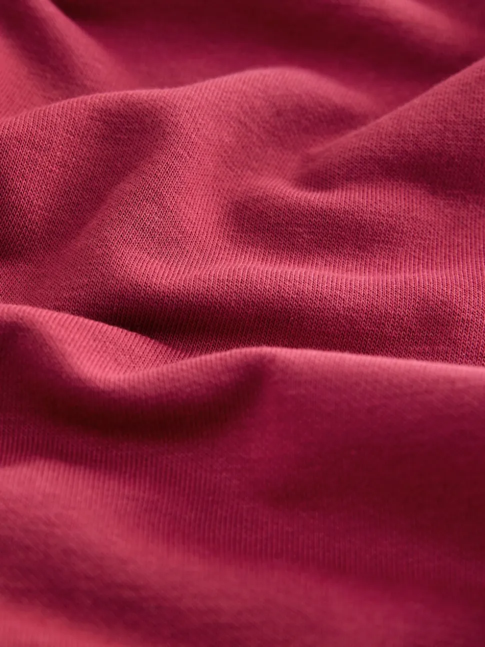 Rood - Self. joggingbroek met boorden