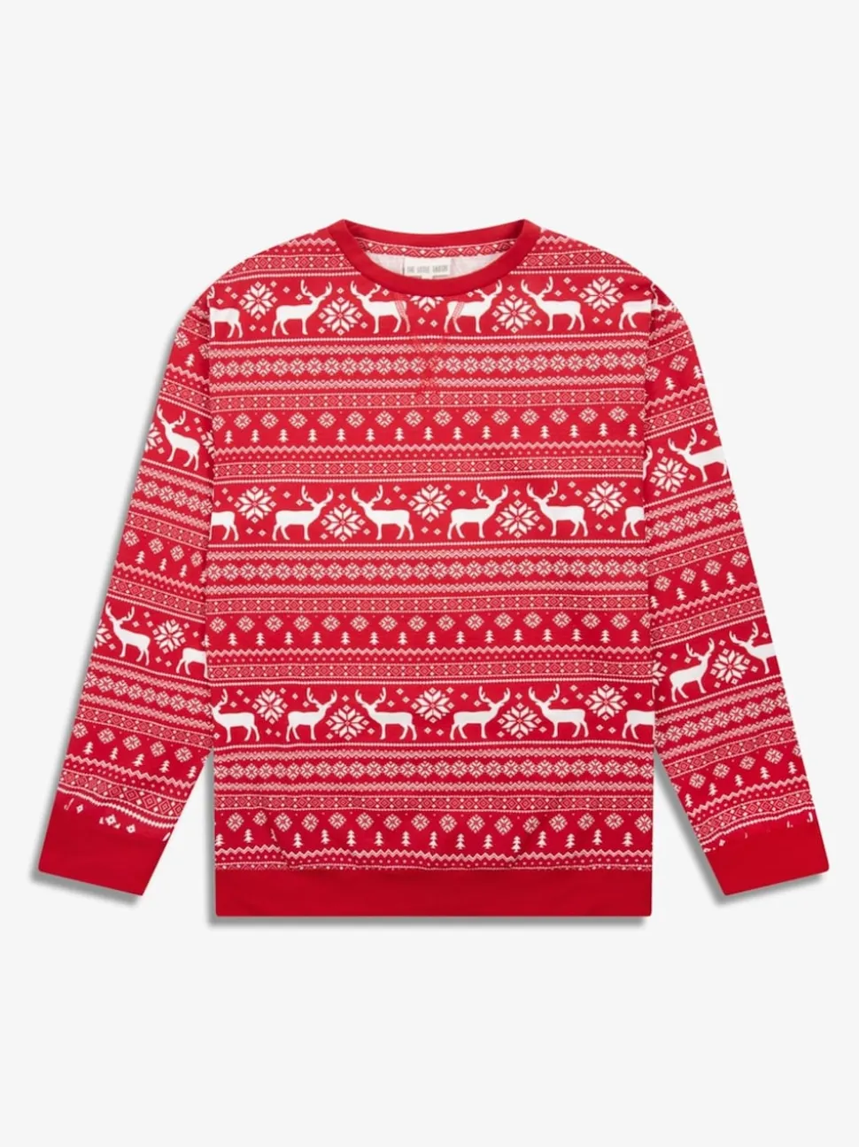 Rood - The Little Tailor kerstpyjama met rendier
