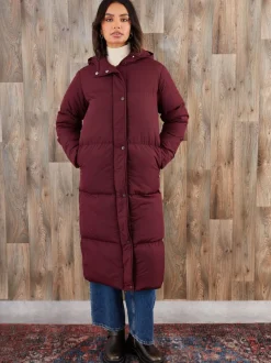 Rood - Threadbare Maxi Puffer Jacket