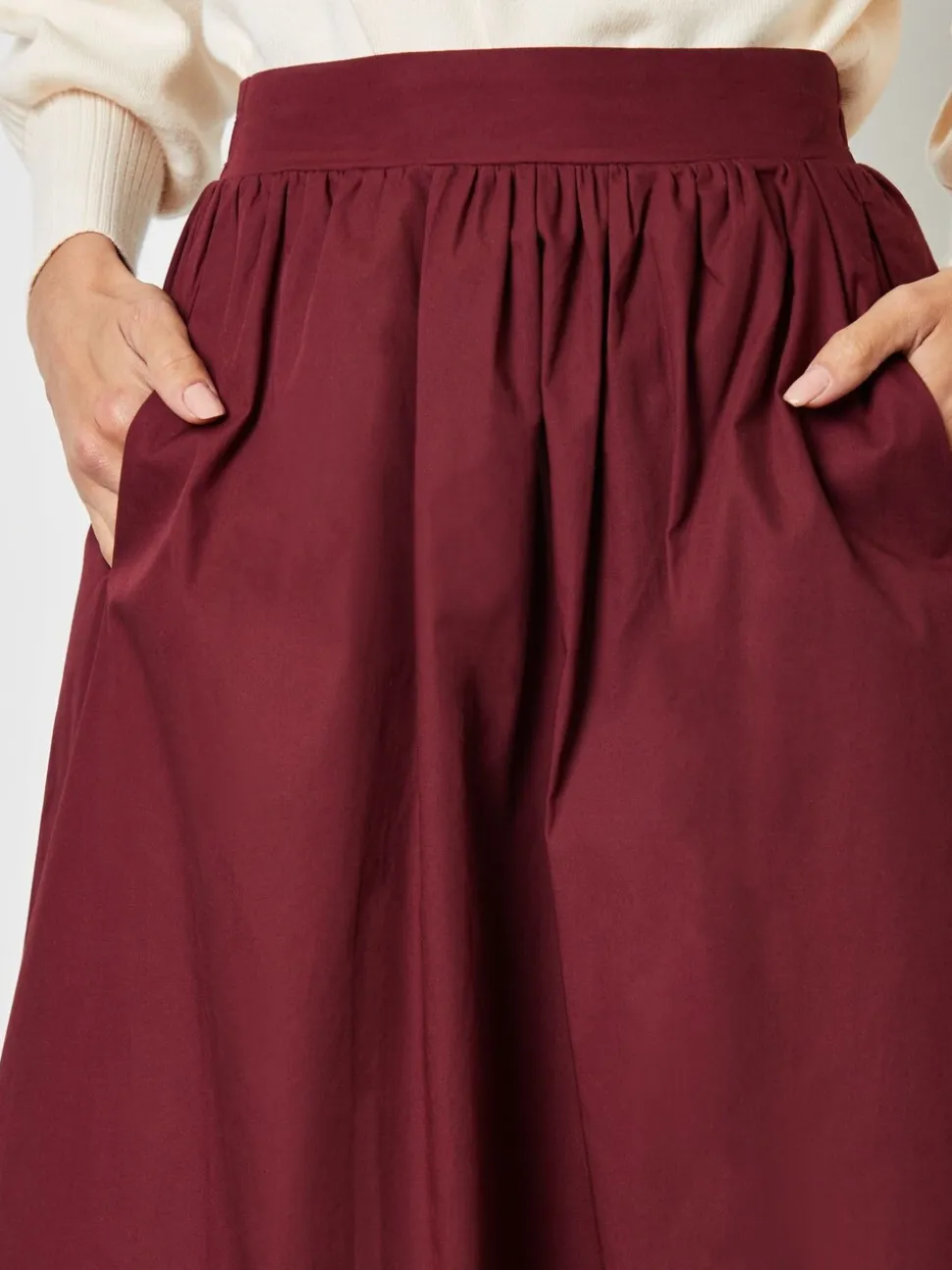 Rood - Threadbare Midi rok met zakken