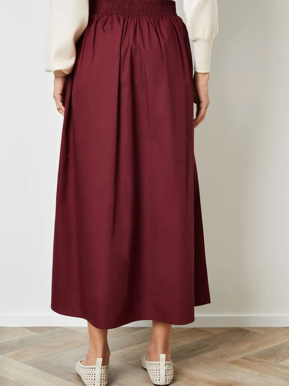 Rood - Threadbare Midi rok met zakken