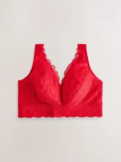 Rood - Total Support Lace Bra