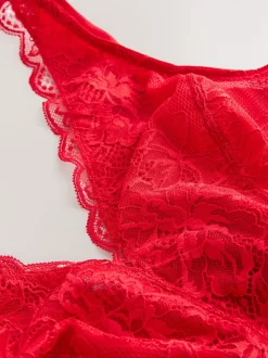 Rood - Total Support Lace Bra