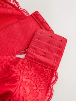 Rood - Total Support Lace Bra